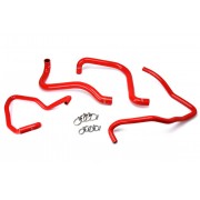 HPS Red Reinforced Silicone Radiator + Heater Hose Kit for Jeep 03-06 Wrangler TJ SE 2.4L 4Cyl Left Hand Drive