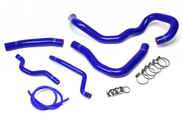 HPS Blue Reinforced Silicone Radiator + Heater Hose Kit for Mitsubishi 08-17 Lancer 2.0L 2.4L DE ES GTS