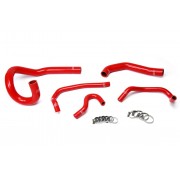 HPS Red Reinforced Silicone Radiator + Heater Hose Kit Coolant for Toyota 86-92 Supra MK3 Turbo & NA 7MGE / 7MGTE Left Hand Drive