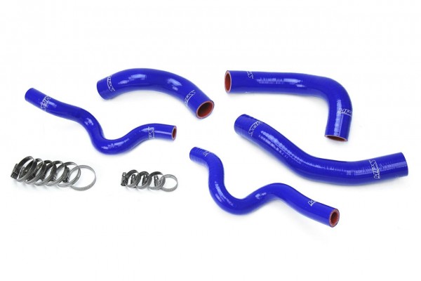 HPS Reinforced Blue Silicone Radiator Hose Kit Coolant for Hyundai 13-17 Veloster 1.6L Turbo