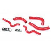 HPS Reinforced Red Silicone Radiator Hose Kit Coolant for Hyundai 13-17 Veloster 1.6L Turbo