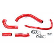 HPS Red Reinforced Silicone Radiator Hose Kit Coolant for Lexus 16-17 GS200t 2.0L Turbo