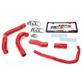 HPS Red Reinforced Silicone Radiator Hose Kit Coolant for Lexus 16-17 GS200t 2.0L Turbo