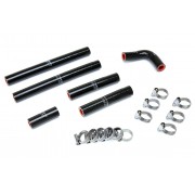 HPS Black Reinforced Silicone Rear Heater Hose Kit 1FZ-FE for Lexus 96-97 LX450 FJ80 4.5L I6 equipped with rear heater