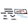 HPS Black Reinforced Silicone Rear Heater Hose Kit 1FZ-FE for Lexus 96-97 LX450 FJ80 4.5L I6 equipped with rear heater