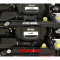 HPS Black Reinforced Silicone Post MAF Air Intake Hose Kit for Jeep 12-17 Wrangler JK & Unlimited 3.6L V6