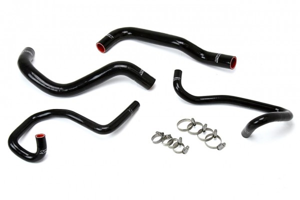HPS Black Reinforced Silicone Radiator + Heater Hose Kit for Toyota 05-16 Tacoma 2.7L 4Cyl