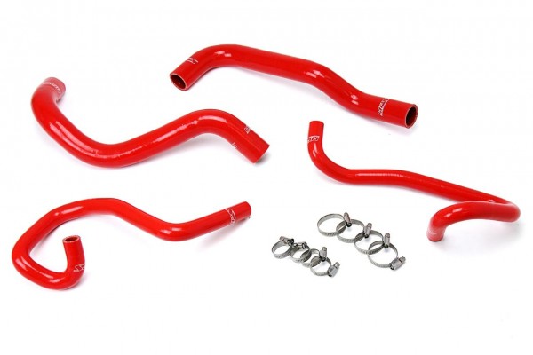 HPS Red Reinforced Silicone Radiator + Heater Hose Kit for Toyota 05-16 Tacoma 2.7L 4Cyl