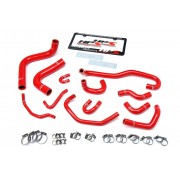 HPS Reinforced Red Silicone Radiator + Heater Hose Kit Coolant for Toyota 89-92 Pickup 3.0L V6 Left Hand Drive