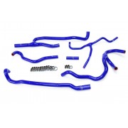 HPS Blue Reinforced Silicone Heater Hose Kit Coolant for Chevy 16-17 Camaro SS Coupe 6.2L V8