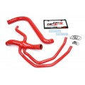 HPS Red Reinforced Silicone Radiator Hose Kit Coolant for Ford 99-03 F150 Lightning 5.4L V8