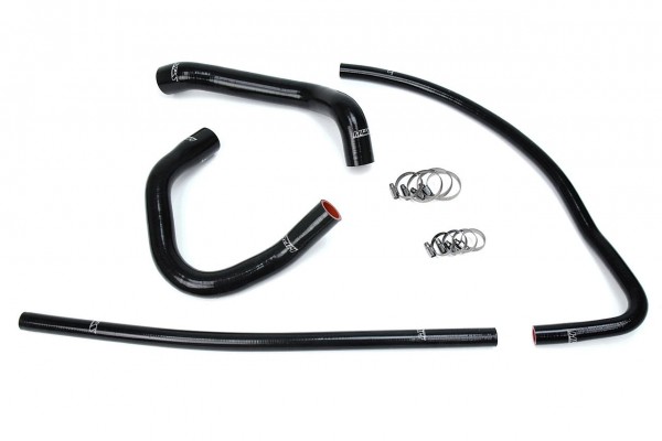 HPS Black Reinforced Silicone Radiator + Heater Hose Kit for Jeep 93-98 Grand Cherokee 4.0L I6 Left Hand Drive