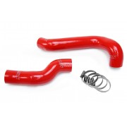 HPS Red Reinforced Silicone Radiator Hose Kit Coolant for BMW 01-06 E46 325Ci M54 2.5L