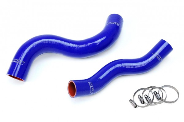 HPS Blue Reinforced Silicone Radiator Hose Kit Coolant for Jeep 05-09 Grand Cherokee 4.7L V8 WK1
