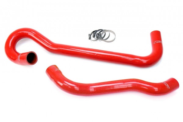 HPS Red Reinforced Silicone Radiator Hose Kit Coolant for Jeep 05-08 Grand Cherokee 5.7L V8 WK1