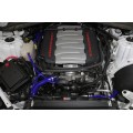 HPS Blue Reinforced Silicone Radiator + Heater Hose Kit Coolant for Chevy 16-17 Camaro SS Coupe 6.2L V8