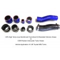HPS Red High Temp Reinforced Silicone Intercooler Hose Boots Kit for Toyota 1991-1995 MR2 2.0L Turbo