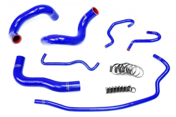 HPS Blue Reinforced Silicone Radiator Hose Kit Coolant for Toyota 14-18 Corolla 1.8L 