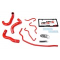 HPS Red Reinforced Silicone Radiator Hose Kit Coolant for Toyota 14-18 Corolla 1.8L 