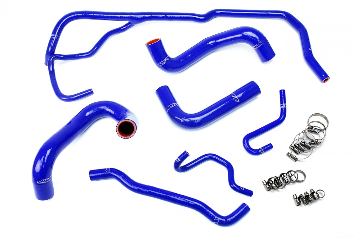 Scion 2016 iM 1.8L HPS Blue Silicone Radiator Hose Kit Coolant OEM