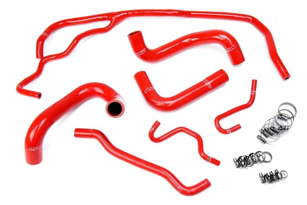 HPS Red Reinforced Silicone Radiator Hose Kit Coolant for Scion 2016 iM 1.8L 