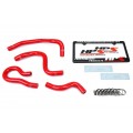 HPS Reinforced Red Silicone Heater Hose Kit Coolant for Honda 99-00 Civic EK Si B16 1.6L DOHC