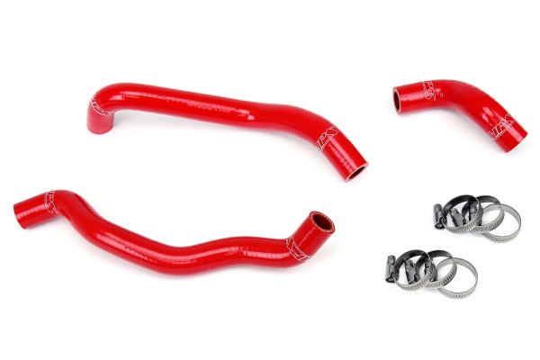 HPS Red Reinforced Silicone Heater Hose Kit Coolant for Infiniti 06-09 M35 3.5L V6