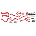HPS Red Reinforced Silicone Radiator, Heater and Ancillary Hose Kit Coolant for Subaru 06-07 Impreza WRX STi 2.5L Turbo