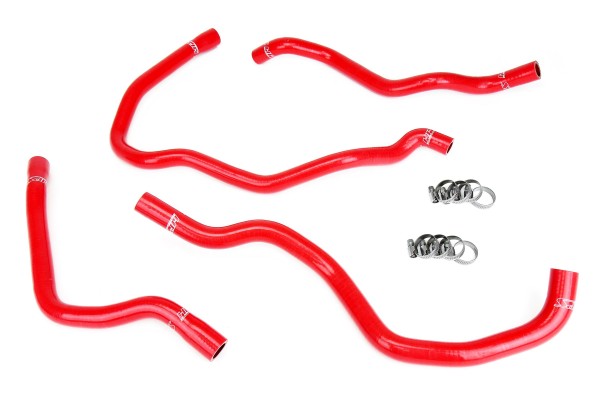 HPS Red Silicone Heater Hose Kit for 2001-2005 BMW 325Xi 2.5L M52TU/M54 (E46)
