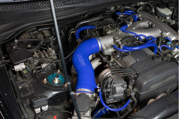 HPS Blue Silicone Air Intake Hose Kit for 1993-1996 Toyota Supra 3.0L Non Turbo MK4 2JZ-GE