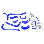 HPS Blue Silicone Radiator Hose Kit for 2007-2014 Ford Mustang GT500 5.4L 5.8L Supercharged