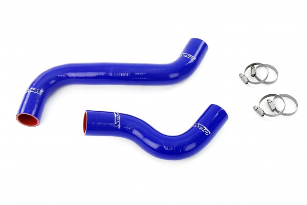 HPS Blue Reinforced Silicone Radiator Hose Kit Coolant for Subaru 15-21 WRX 2.0L Turbo