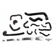 HPS Black Reinforced Silicone Radiator, Heater and Ancillary Hoses Kit Coolant for Nissan 95-98 Skyline GTR R33 RB26DETT Twin Turbo