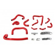 HPS Red Reinforced Silicone Heater and Ancillary Hoses Kit Coolant for Nissan 95-98 Skyline GTR R33 RB26DETT Twin Turbo