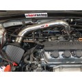HPS Performance Shortram Air Intake 2004-2005 Honda Civic Value Package 1.7L, Includes Heat Shield, Polish