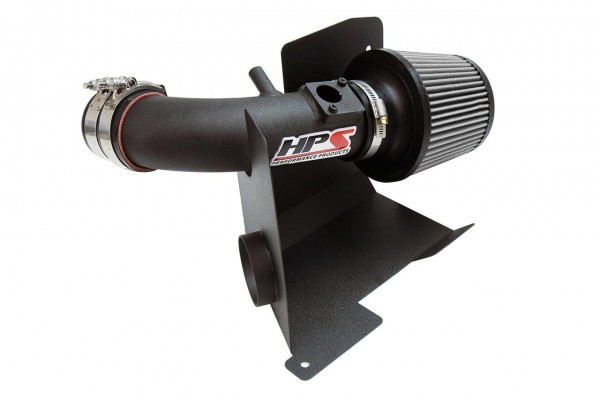 HPS Performance Shortram Air Intake Kit 2012-2015 Honda Civic Si 2.4L, Includes Heat Shield, Black