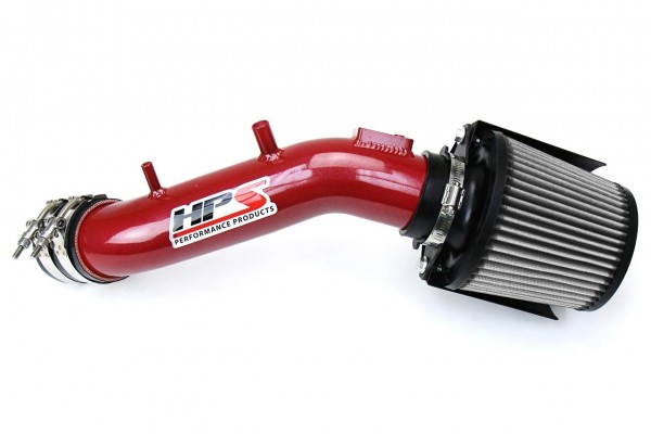 HPS Performance Cold Air Intake Kit 03-07 Honda Accord 2.4L with MAF Sensor SULEV, Includes Heat Shield, Red