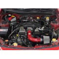 HPS Performance Shortram Air Intake 2012-2019 Subaru BRZ, Includes Heat Shield, Red