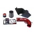 HPS Performance Shortram Air Intake 2015-2017 Ford Mustang GT V8 5.0L, Includes Heat Shield, Red