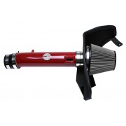 HPS Performance Shortram Air Intake 2011-2014 Ford Mustang 3.7L V6, Includes Heat Shield, Red