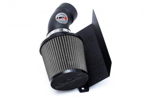 HPS Performance Shortram Air Intake Kit 15-17 Chrysler 200 2.4L without MAF sensor, Includes Heat Shield, Black