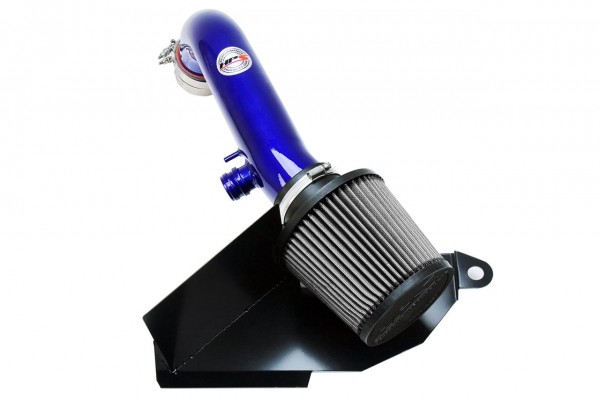 HPS Performance Shortram Air Intake 2017-2019 Audi A3 FWD 2.0T TFSI Turbo without MAF Sensor, Includes Heat Shield, Blue