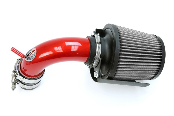 HPS Performance Shortram Air Intake Kit 14-15 Ford Fiesta 1.6L Non Turbo, Includes Heat Shield, Red