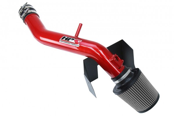 HPS Performance Cold Air Intake Kit 06-13 Lexus IS350 3.5L V6, Includes Heat Shield, Red
