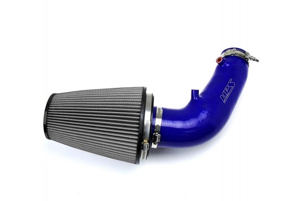 HPS Blue Silicone Air Intake for 06-09 Honda S2000 AP2 2.2L F22 drive-by-wire