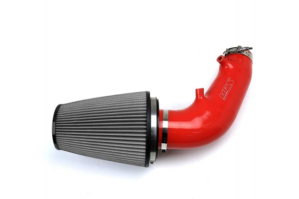HPS Red Silicone Air Intake for 06-09 Honda S2000 AP2 2.2L F22 drive-by-wire