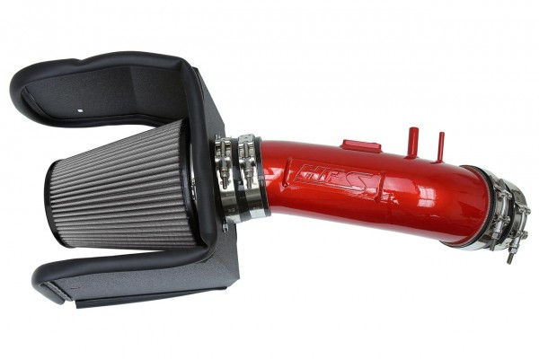 HPS Red Cold Air Intake Kit with Heat Shield for 08-18 Toyota Land Cruiser 5.7L V8