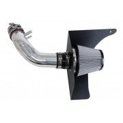 HPS Performance Cold Air Intake Kit 15-17 Ford Mustang 3.7L V6, Includes Heat Shield, Polish