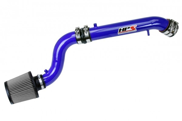 HPS Performance Cold Air Intake Kit 92-95 Honda Civic SOHC D Series DOHC B Series, Converts to Shortram, Blue