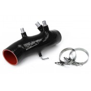 HPS BLACK REINFORCED SILICONE POST MAF AIR INTAKE HOSE KIT FOR TOYOTA 86-92 SUPRA 7MGTE TURBO
